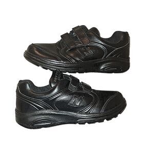 New Balance 812 Black Velcro Walking Shoes Womens 6.5 D Wide WW812VK Made in USA